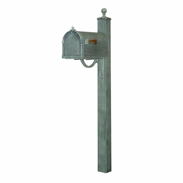 Special Lite Berkshire Curbside with Springfield Mailbox Post, Verde Green SCB-1015_SPK-710-VG
